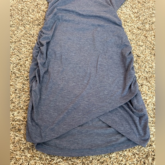 Blue Ruched Bodycon Mini Dress - Picture 5 of 11